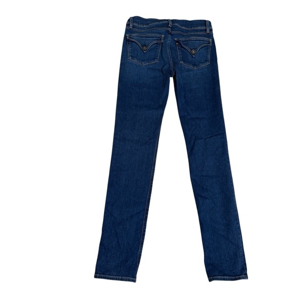 Hudson Collin Midrise Skinny Jeans Size 28 Flap Pockets Stretch Casual Designer - Picture 4 of 11